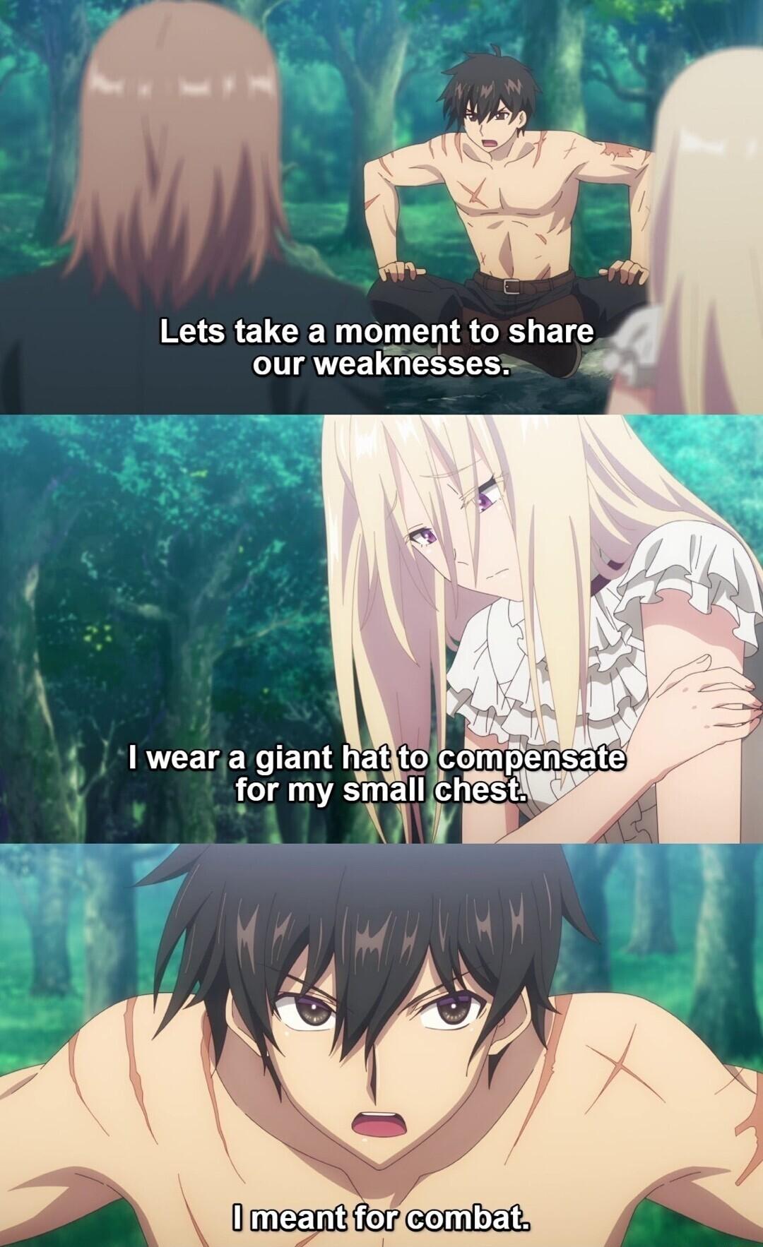 Lets take a moment to share our weaKnessess