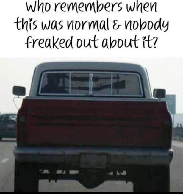 Who remempers w this was vormal nobody freaked out about 7