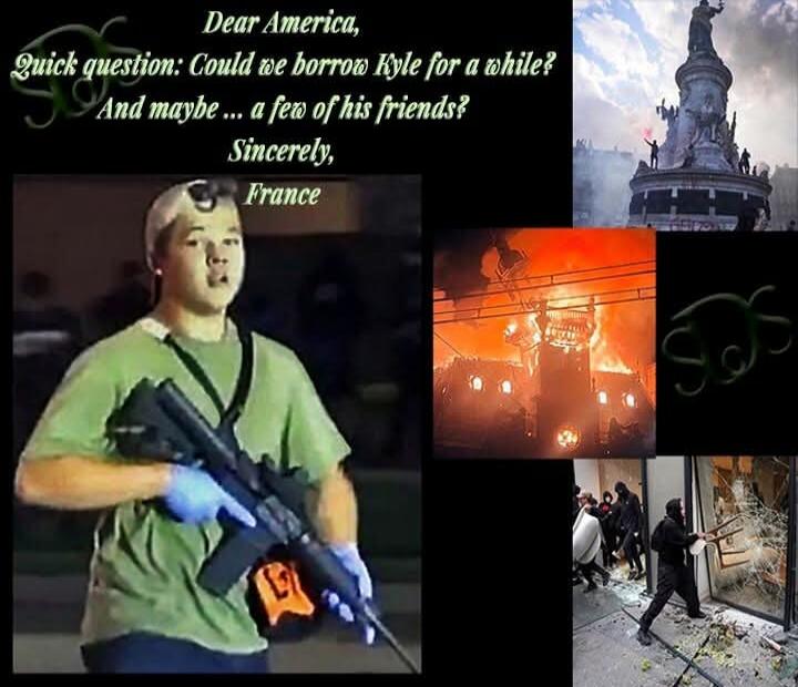 Dear America, Quick question: Could we borrow Kyle for a while? And maybe ... a few of his friends? Sincerely, France