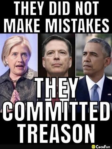 THEY DID NOT MAKE MISTAKES THEY COMMITTED TREASON