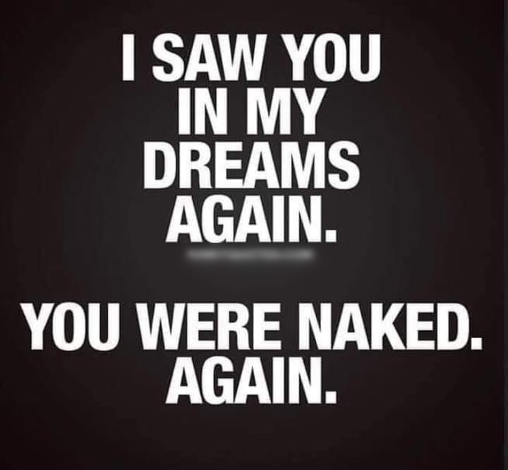 1 SAW YOU YOU WERE NAKED AGAIN