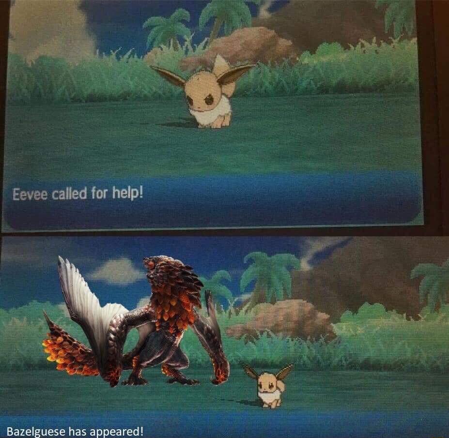 Eevee called for help Bazelzatse has aboesredt