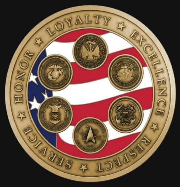 HONOR LOYALTY EXCELLENCE RESPECT SERVICE