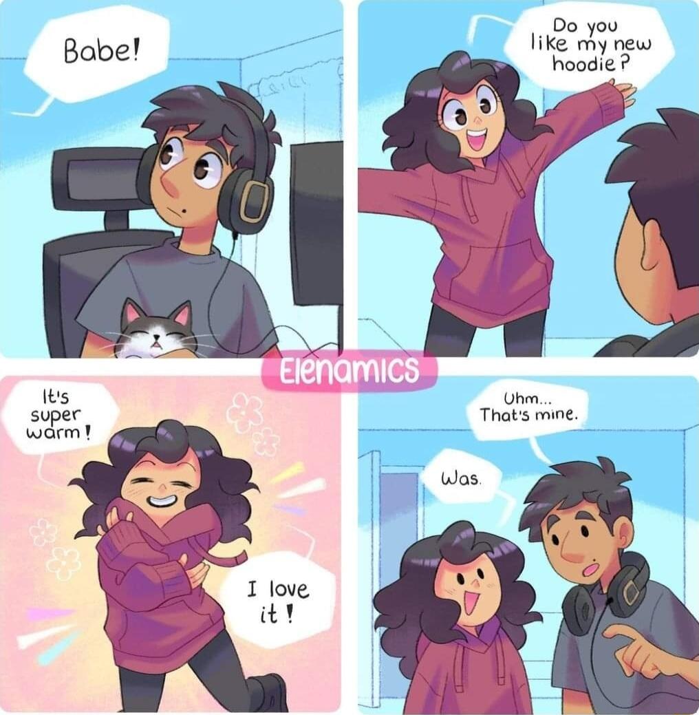 0o you like iy new hoodie Uhn Thats mine