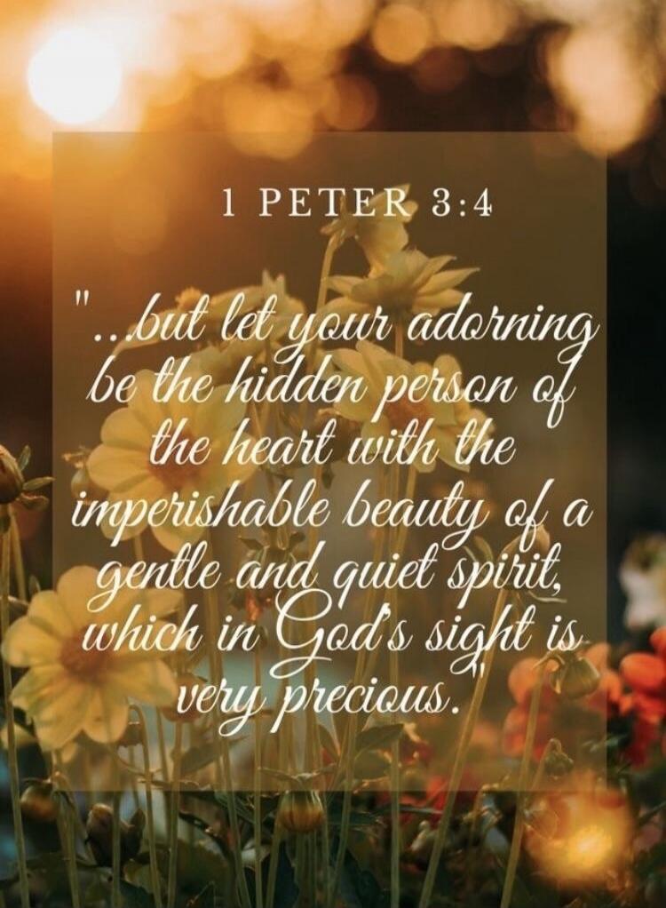 1 PETER 3:4 