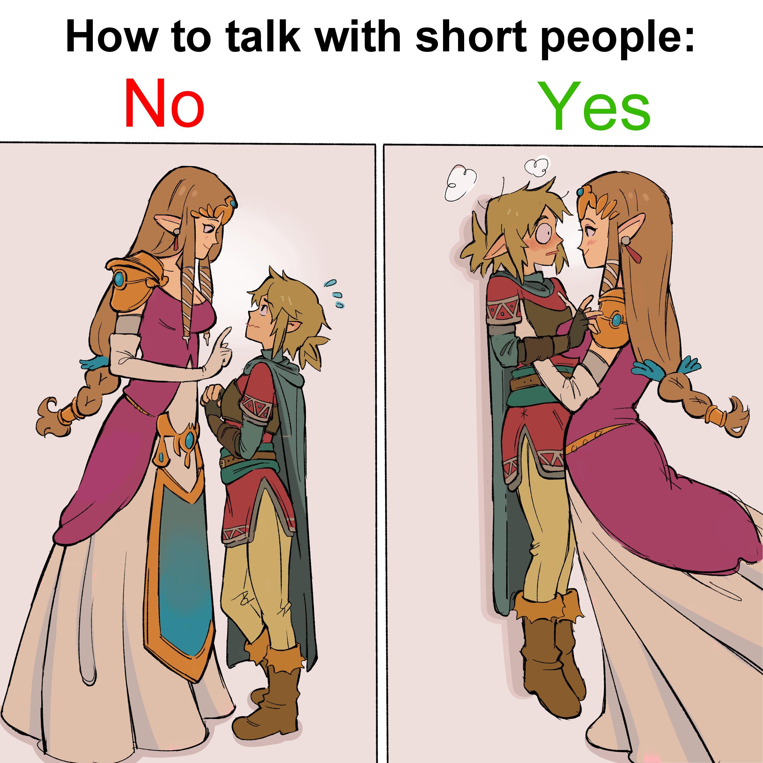 How to talk with short people Yes