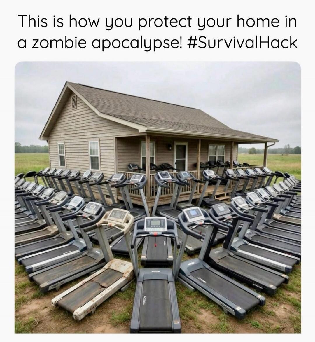 This is how you protect your home in a zombie apocalypse! #SurvivalHack