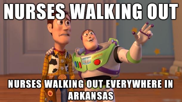 NURSES WAlIINIi IIIIT A ehm NURSES wnuqua OUTEVERYWHERE IN ARKANSAS