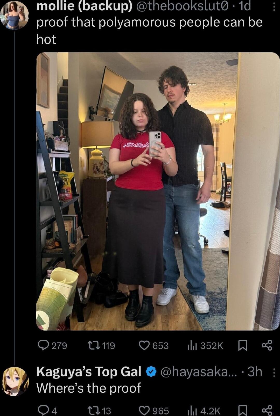 mollie backup thebookslut 1d proof that polyamorous people can be hot Oar9 Mne QOess lissk Kaguyas Top Gal hayasaka 3h Wheres the proof Q4 113 965 a2k L