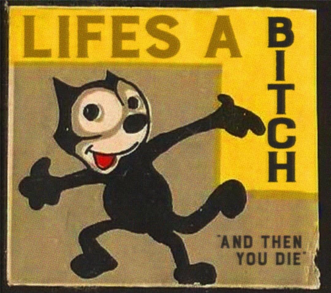 LIFES A BITCH AND THEN YOU DIE
