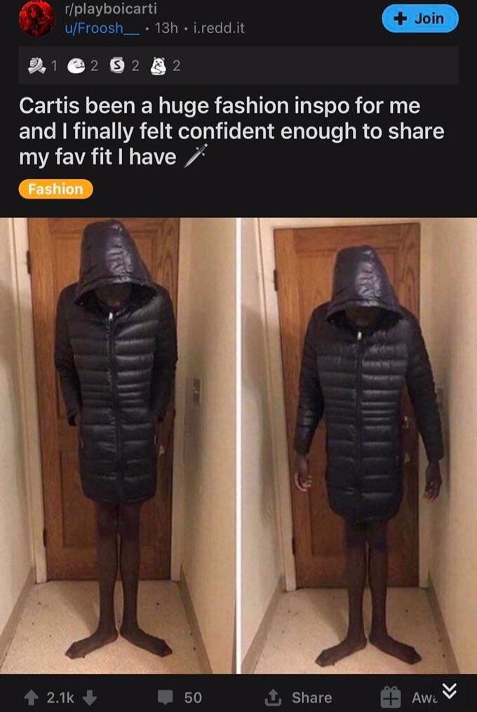rplayboicarti UFtoosh_ 13h reddit 4200 3 2 268 Cartis been a huge fashion inspo for me ELCHRGENA I ENIEE I NGRS I my fav fit have Fashion