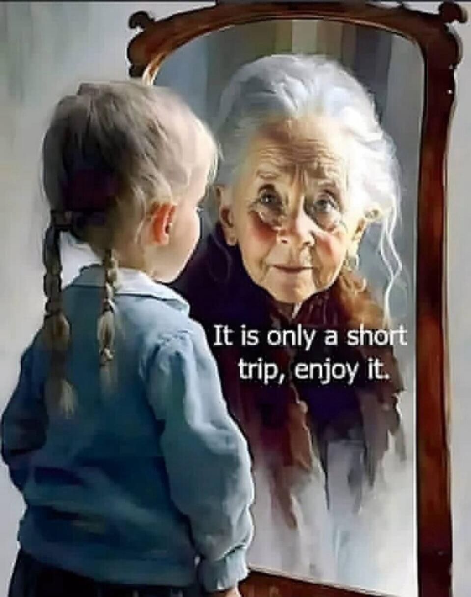 It is only a short trip, enjoy it.