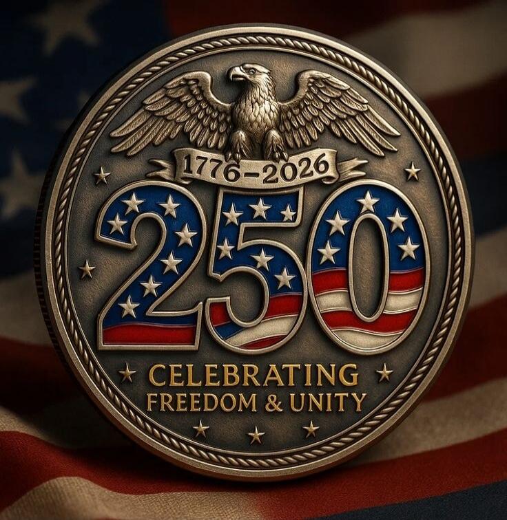 1776–2026
250
CELEBRATING
FREEDOM & UNITY