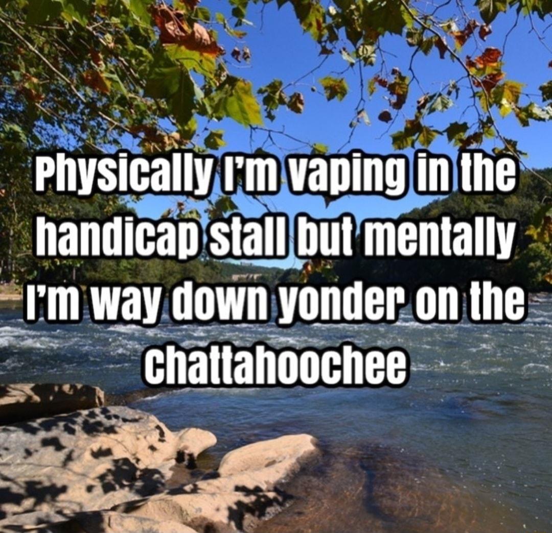 I3 0 ansuallv Imjvapingin e handicaps lllpul mentally Im waydown yonder on the e cnananoocnee