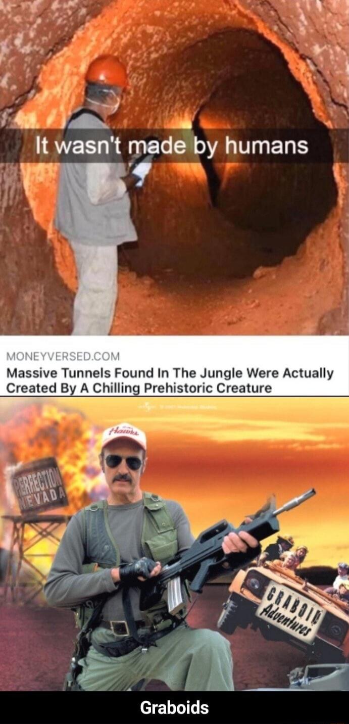 It wasn't made by humans
Massive Tunnels Found In The Jungle Were Actually Created By A Chilling Prehistoric Creature
Graboids
