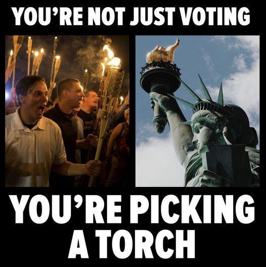 YOURE NOT JIISI VOTING 5ed9 i 4 YOURE PICKIHG ATORCH