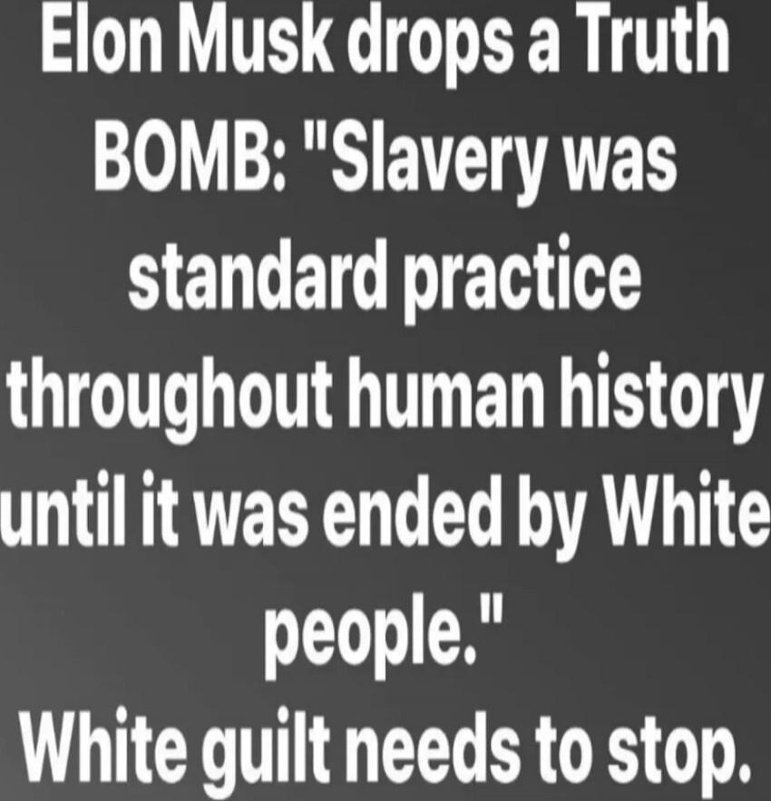 Elon Musk drops a Truth BOMB: 