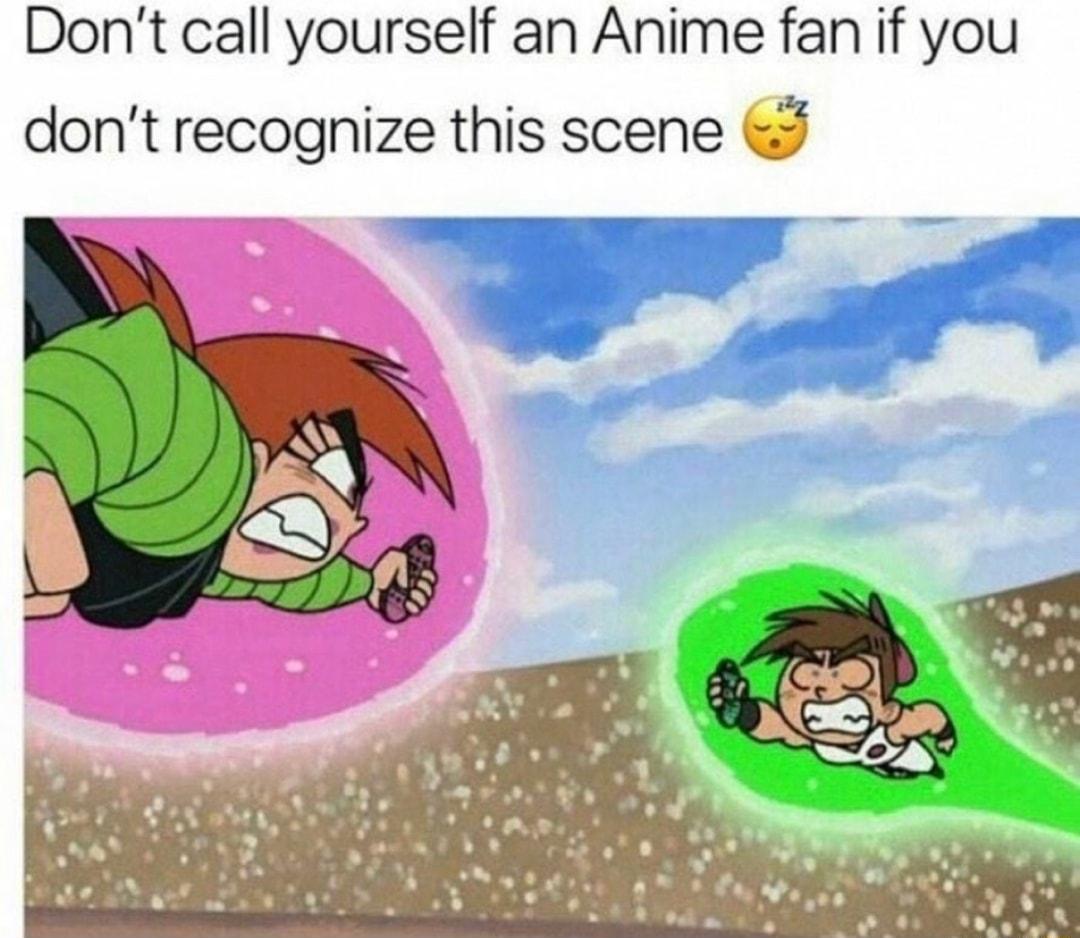 Dont call yourself an Anime fan if you dont recognize this scene