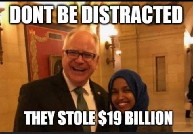 DONT BE DISTRACTED
THEY STOLE $19 BILLION