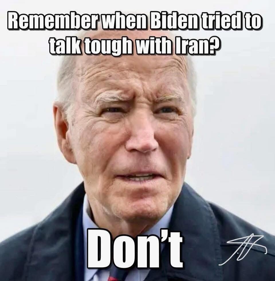 Remember when Biden tried to talk tough with Iran? Don't