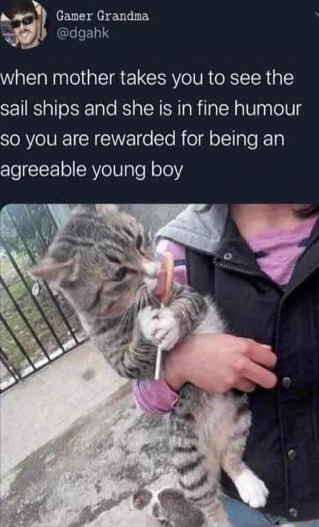 P o when mother takes you to see the sail ships and she is in fine humour SOV VIR CIWE o ST eIl oI Tale el agreeable young boy
