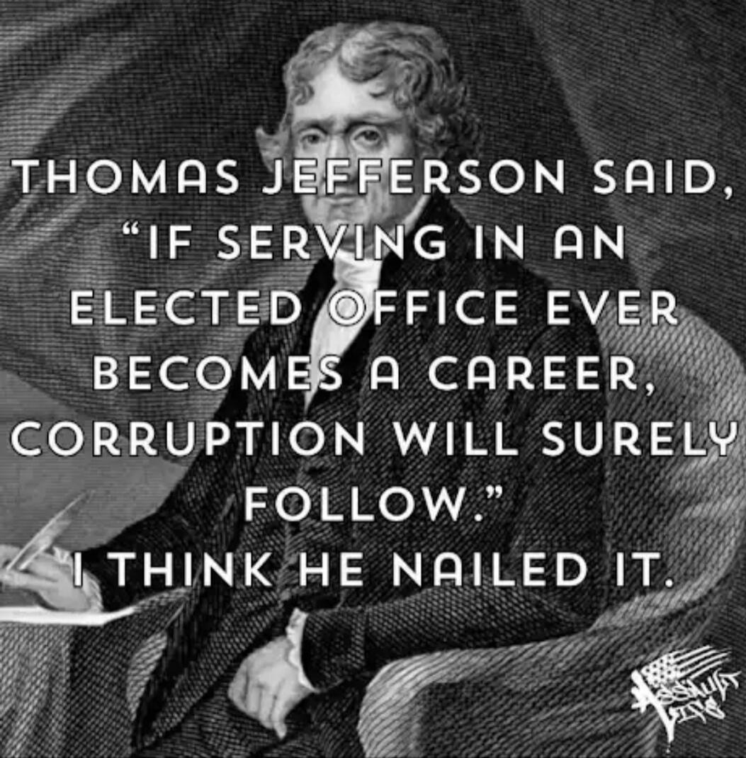 Thomas Jefferson said, 
