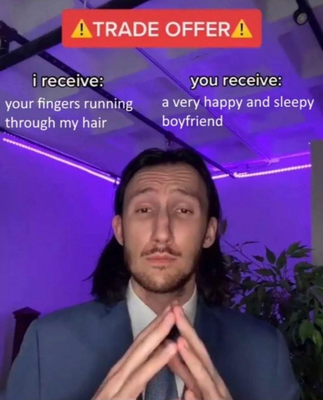 AmaceomeRs wae lreceiv you receive you rsrunning avery happy and sleepy through my hair boyfriend Jg