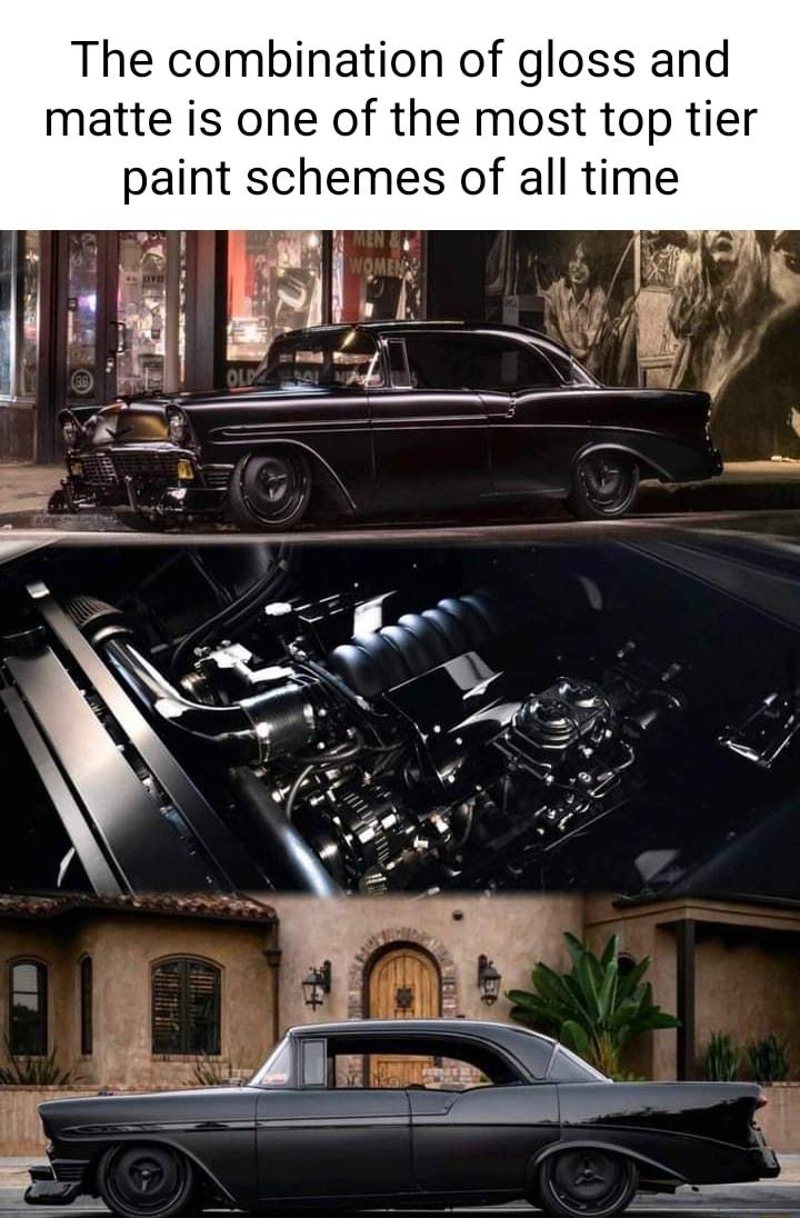 The combination of gloss and matte is one of the most top tier paint schemes of all time
