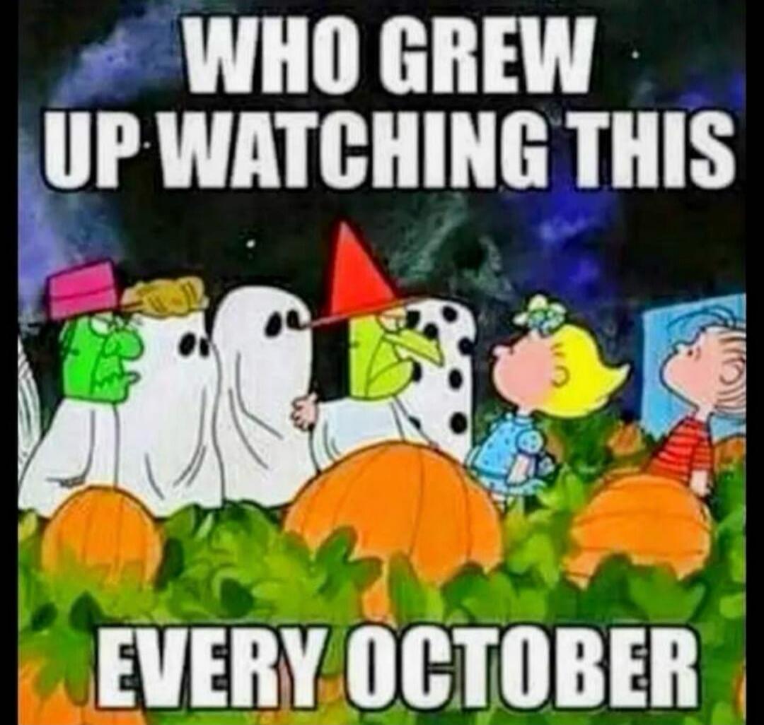 WHO GREW UP WATCHING THIS EVERY OCTOBER