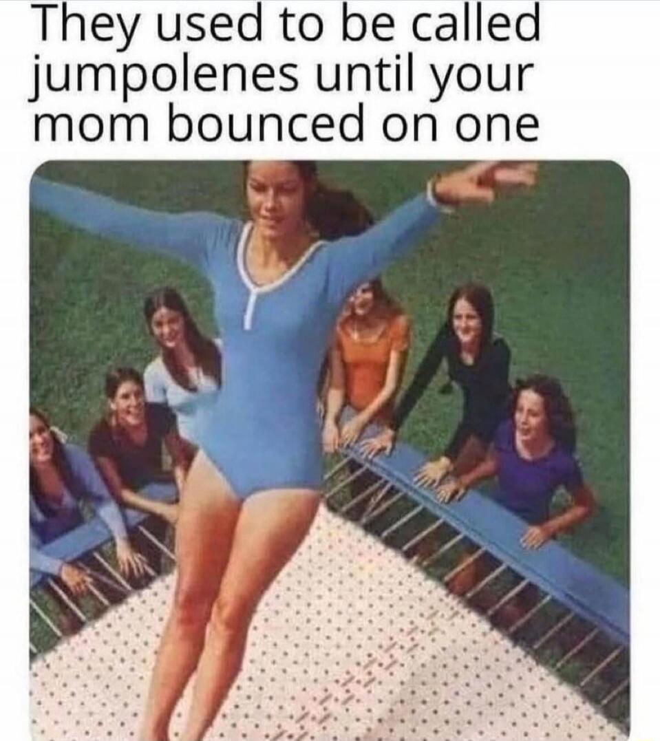 They used to be called jumpolences until your mom bounced on one