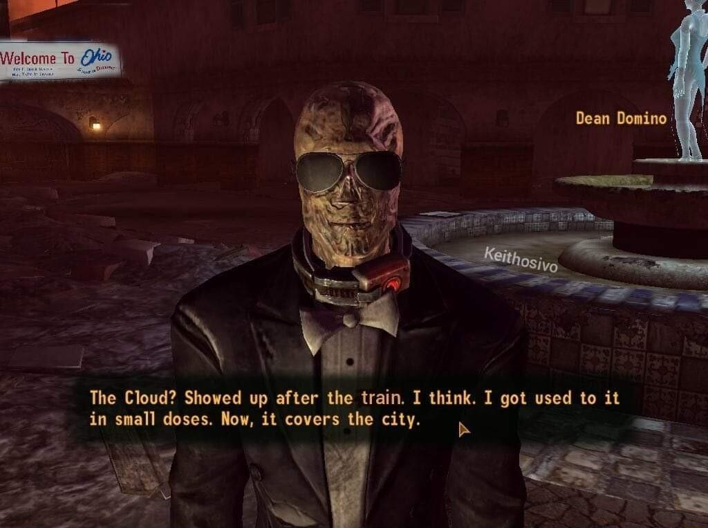 The Cloud Shoved up after the train T think I got used to it in smal doses Now it covers the city