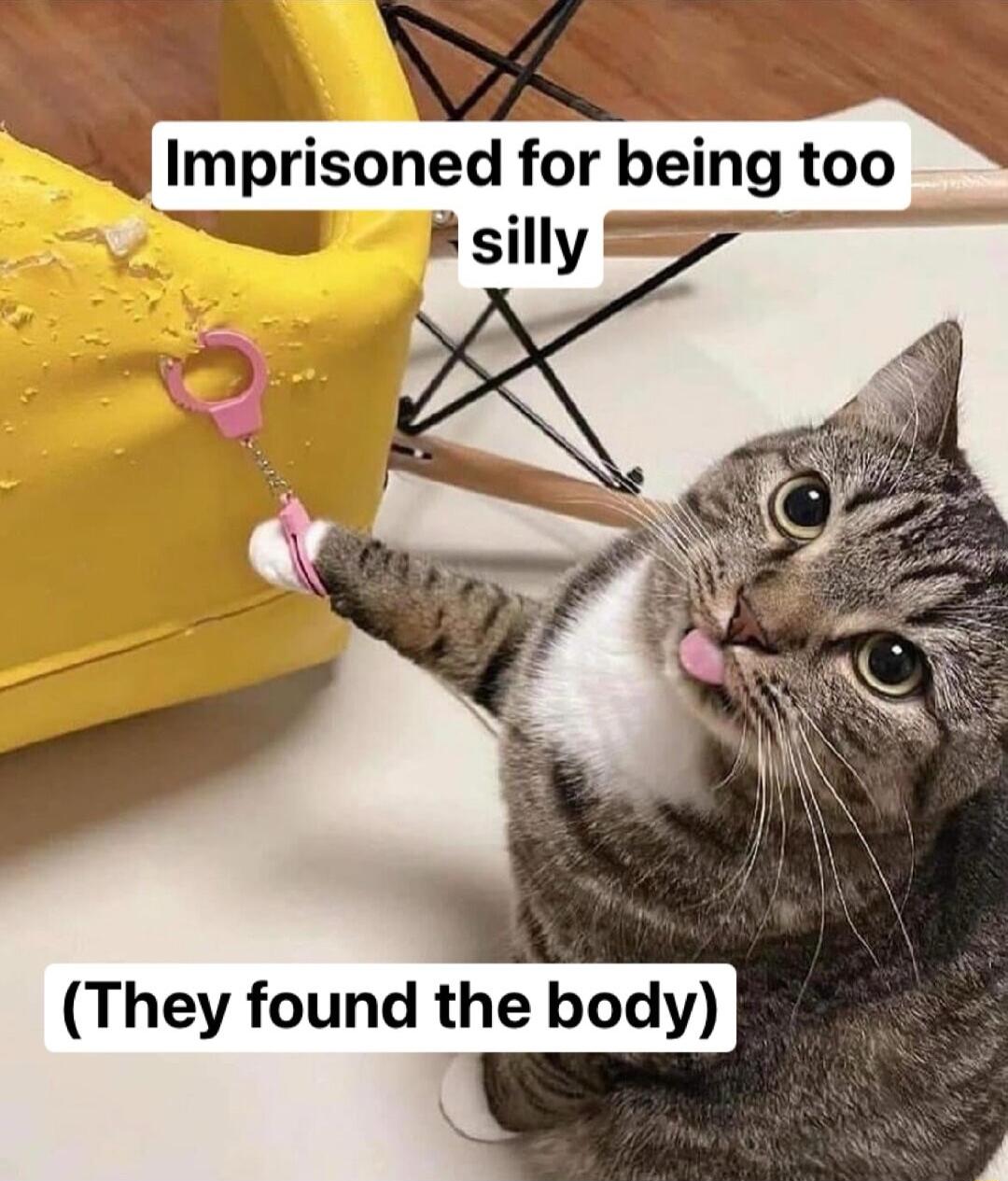 Imprisoned for being too They found t_he body