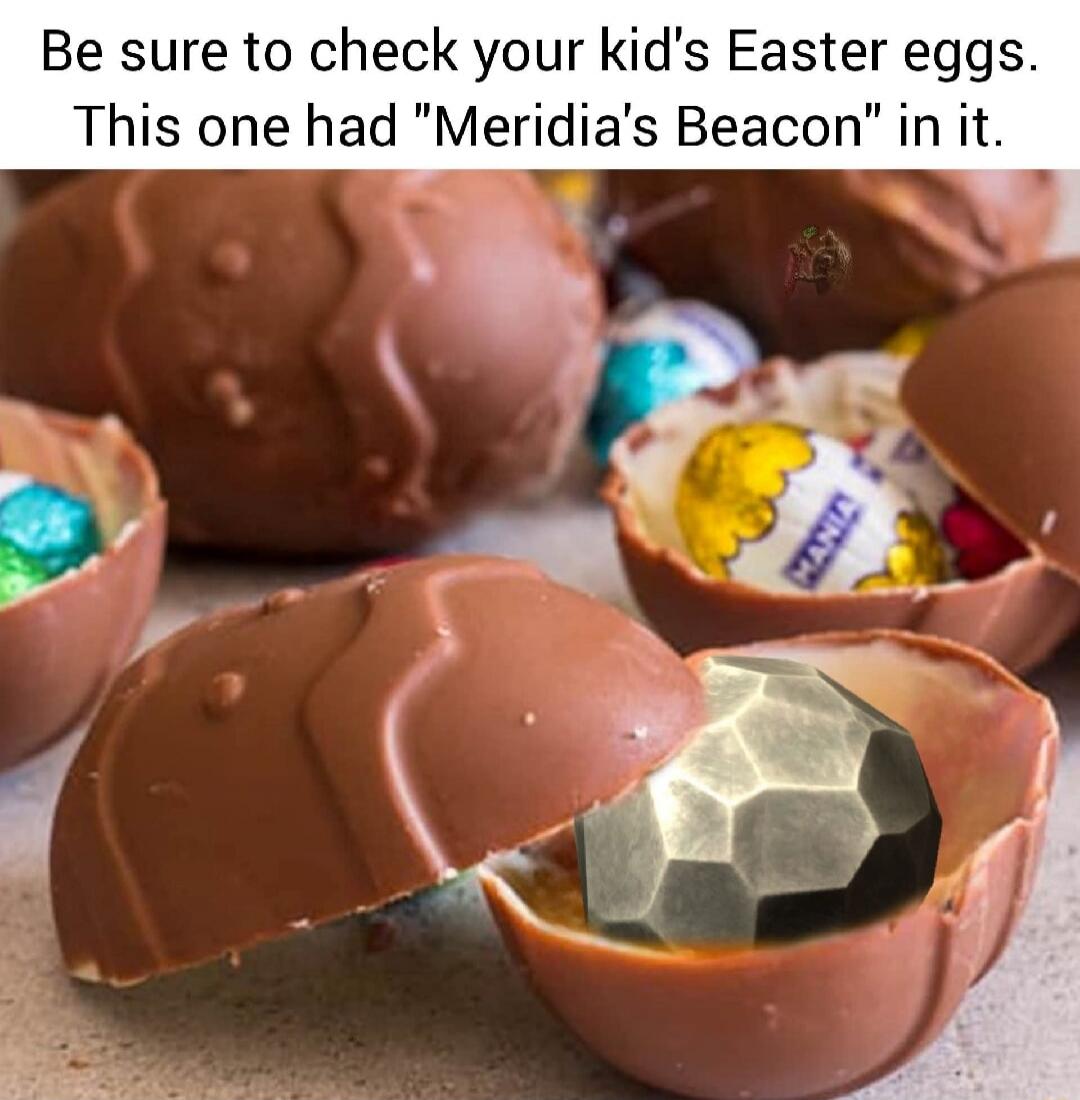 Be sure to check your kid's Easter eggs. This one had 