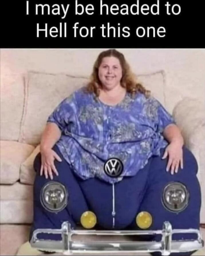 I may be headed to Hell for this one