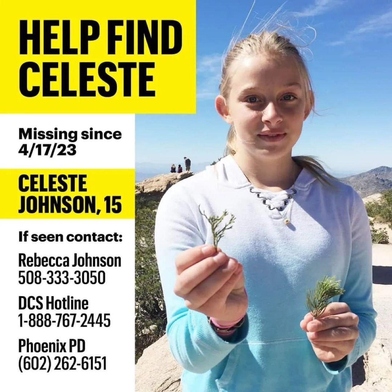 Missing since 41723 If seen contact Rebecca Johnson 508 333 3050 DCS Hotline 1 888 767 2445 Phoenix PD 602 262 6151