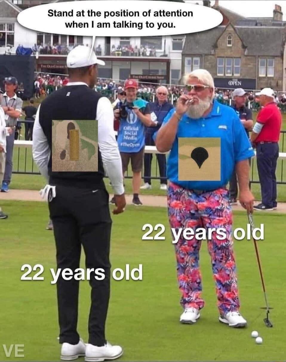 Stand at the position of attention when I am talking to you.
22 years old
22 years old