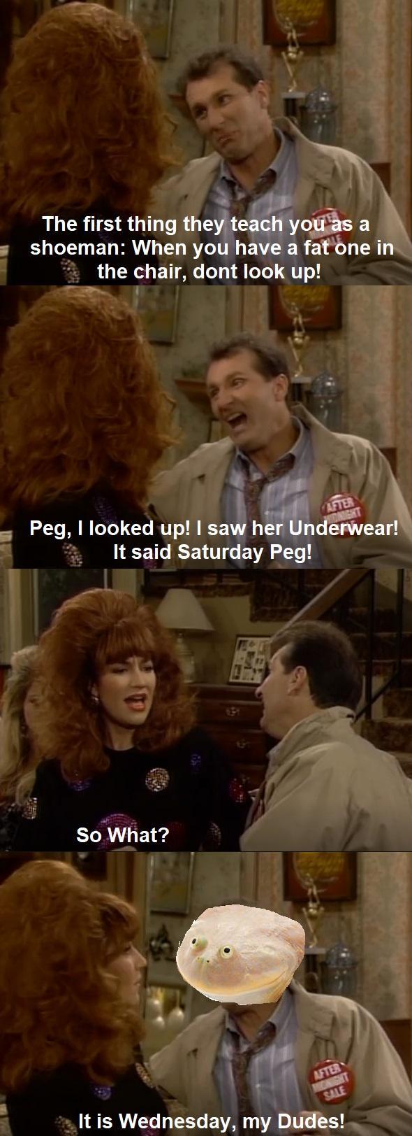 The first thing 1 shqeman o Peg Iooked upilSad Itsaid Saturday Pe P gy v