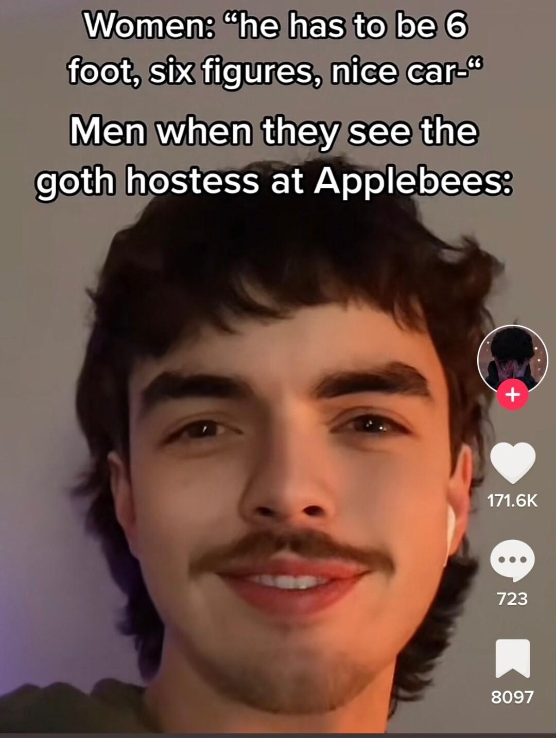 WeiEig R ES o AE footsixifiguresinicelcar VED WD TESEE e hostess at Applebees