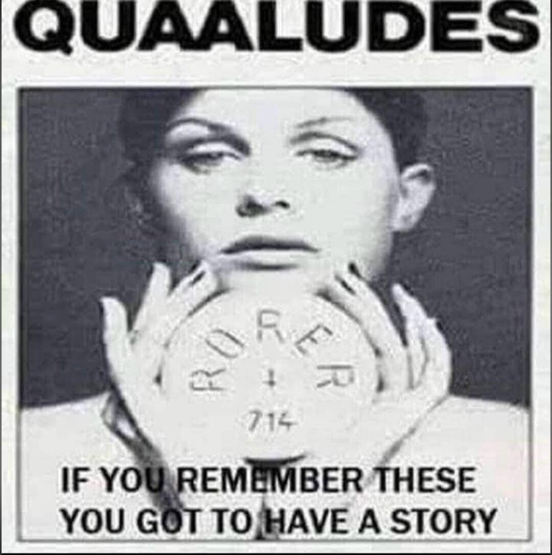 QUAALUDES RORER 714 IF YOU REMEMBER THESE YOU GOT TO HAVE A STORY