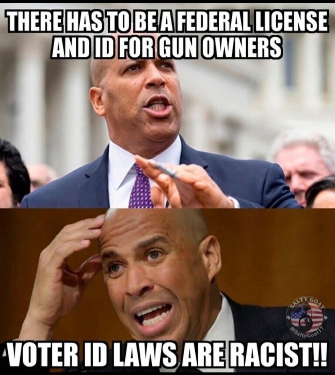 THERE HAS TO BE A FEDERAL LICENSE AND ID FOR GUN OWNERS. VOTER ID LAWS ARE RACIST!!