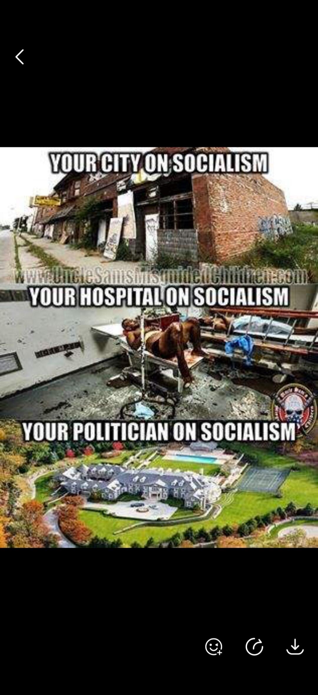 YOUR CITY ON SOCIALISM YOUR HOSPITAL ON SOCIALISM YOUR POLITICIAN ON SOCIALISM www.UncleSamsMisguidedChildren.com