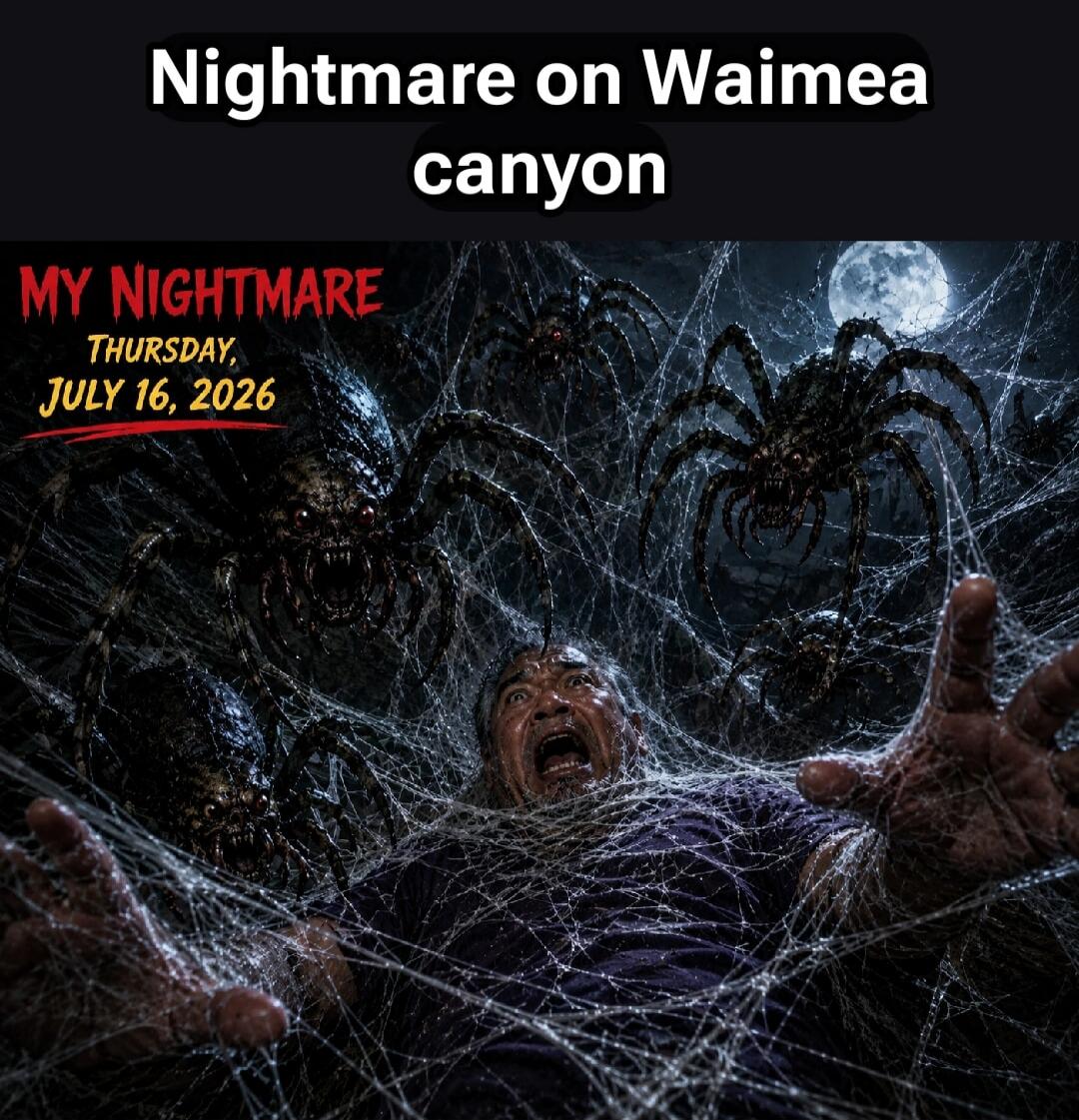 Nightmare on Waimea canyon MY NIGHTMARE THURSDAY, JULY 16, 2026