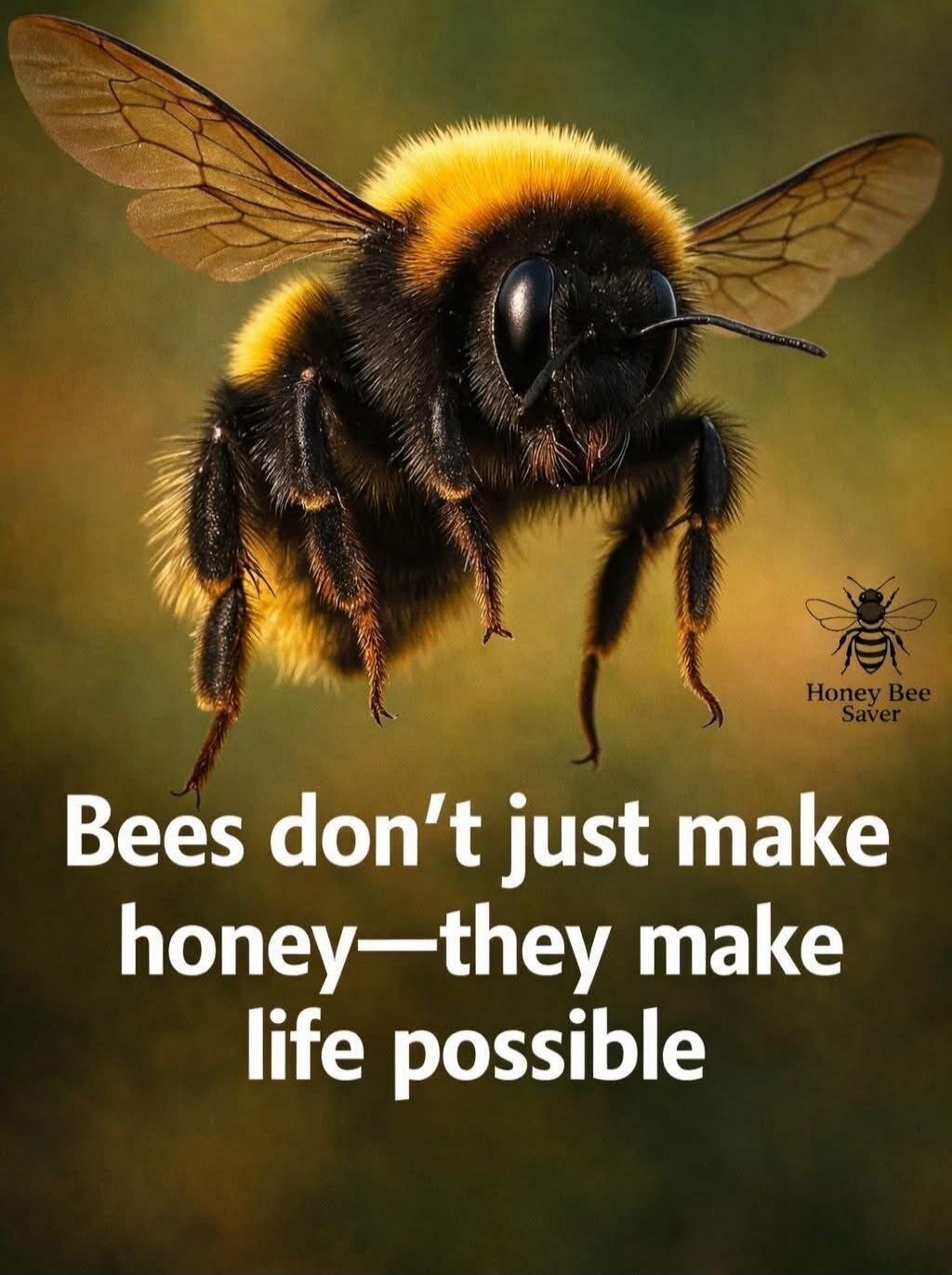 Bees don't just make honey—they make life possible
