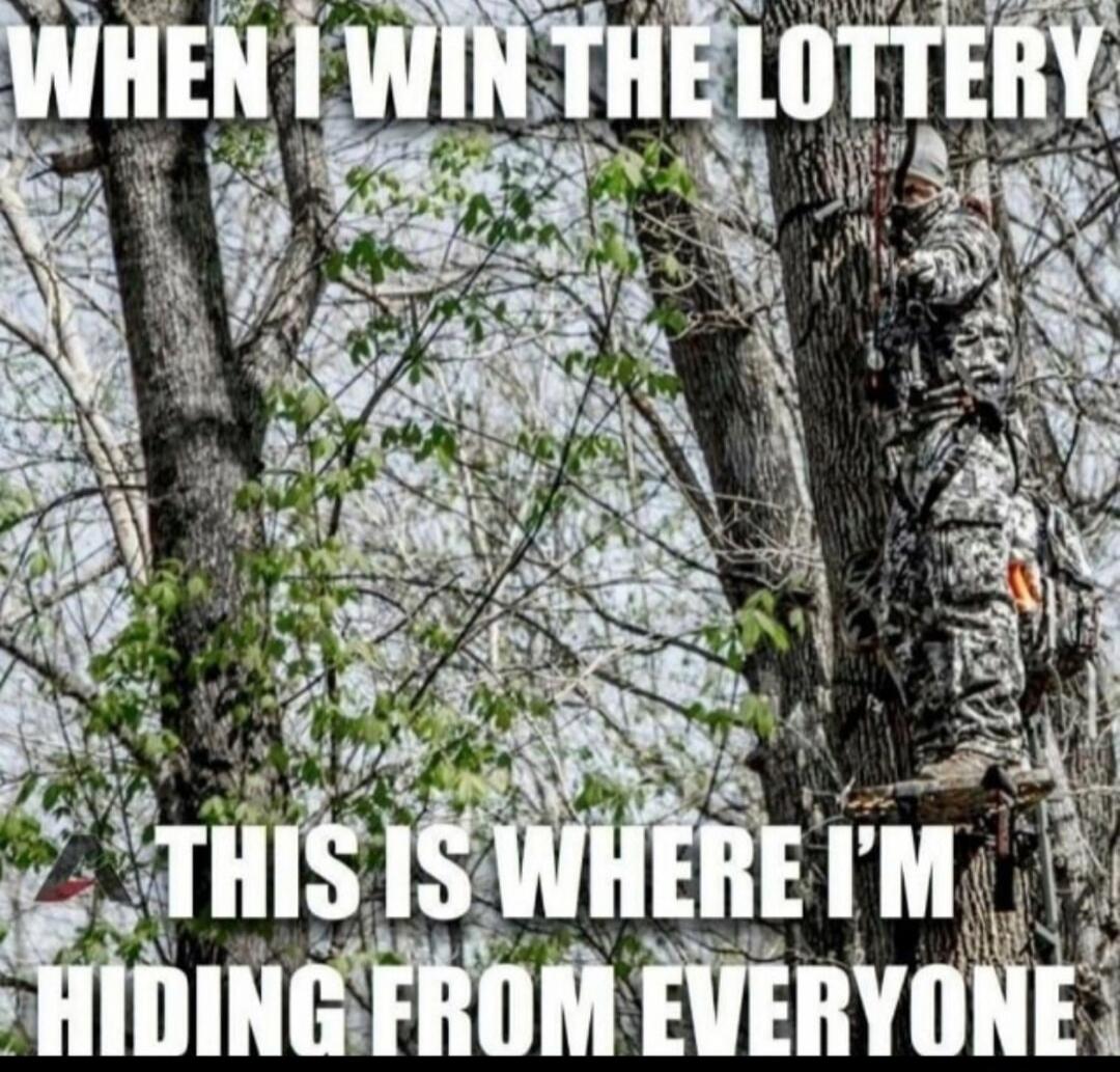 WHEN I WIN THE LOTTERY THIS IS WHERE I'M HIDING FROM EVERYONE
