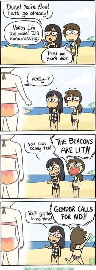 e el s e e Dude Youre fine Lets go already Nooog Tin too pale Tts embarassing