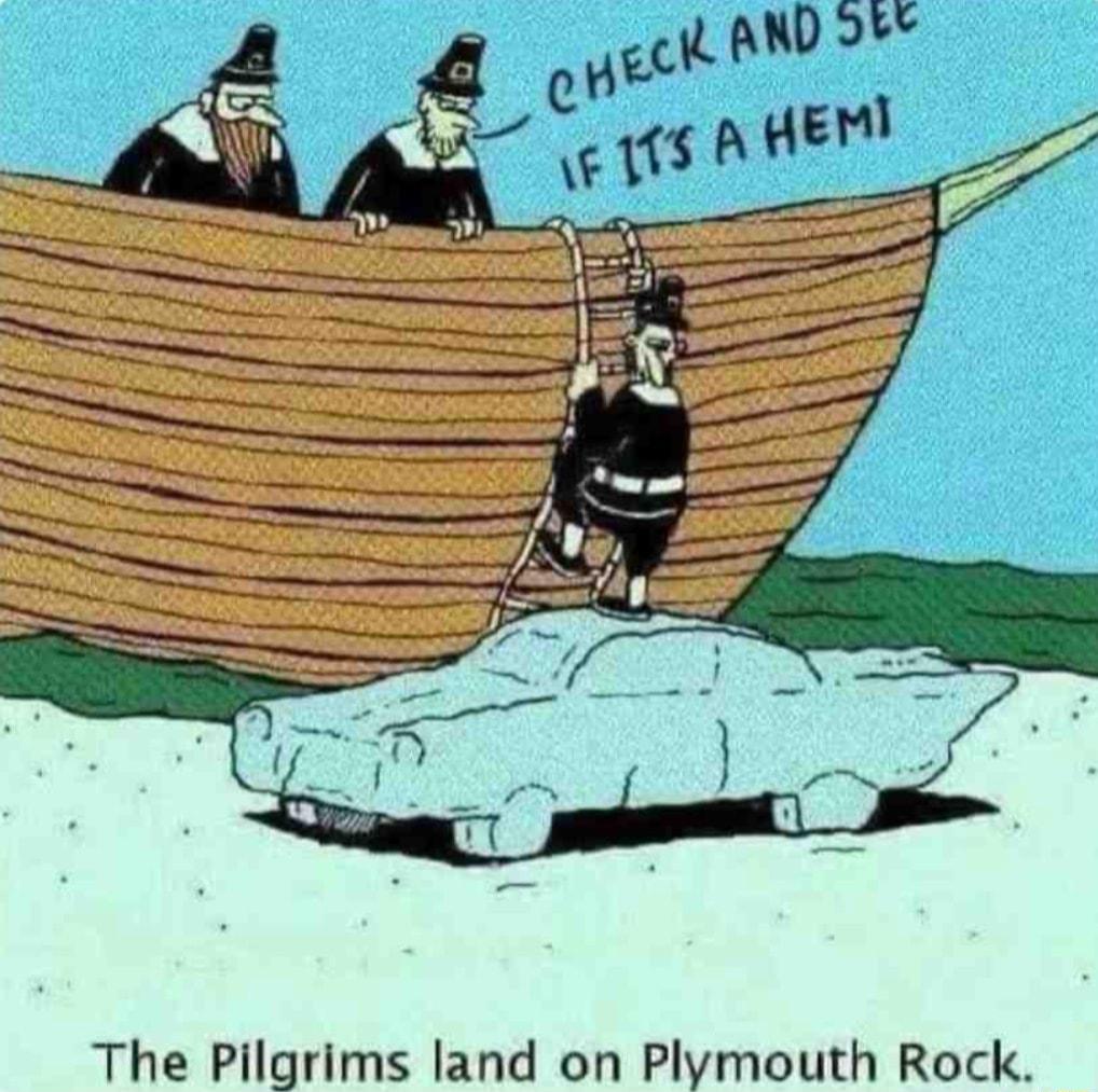 The Pilgrims land on Plymouth Rock