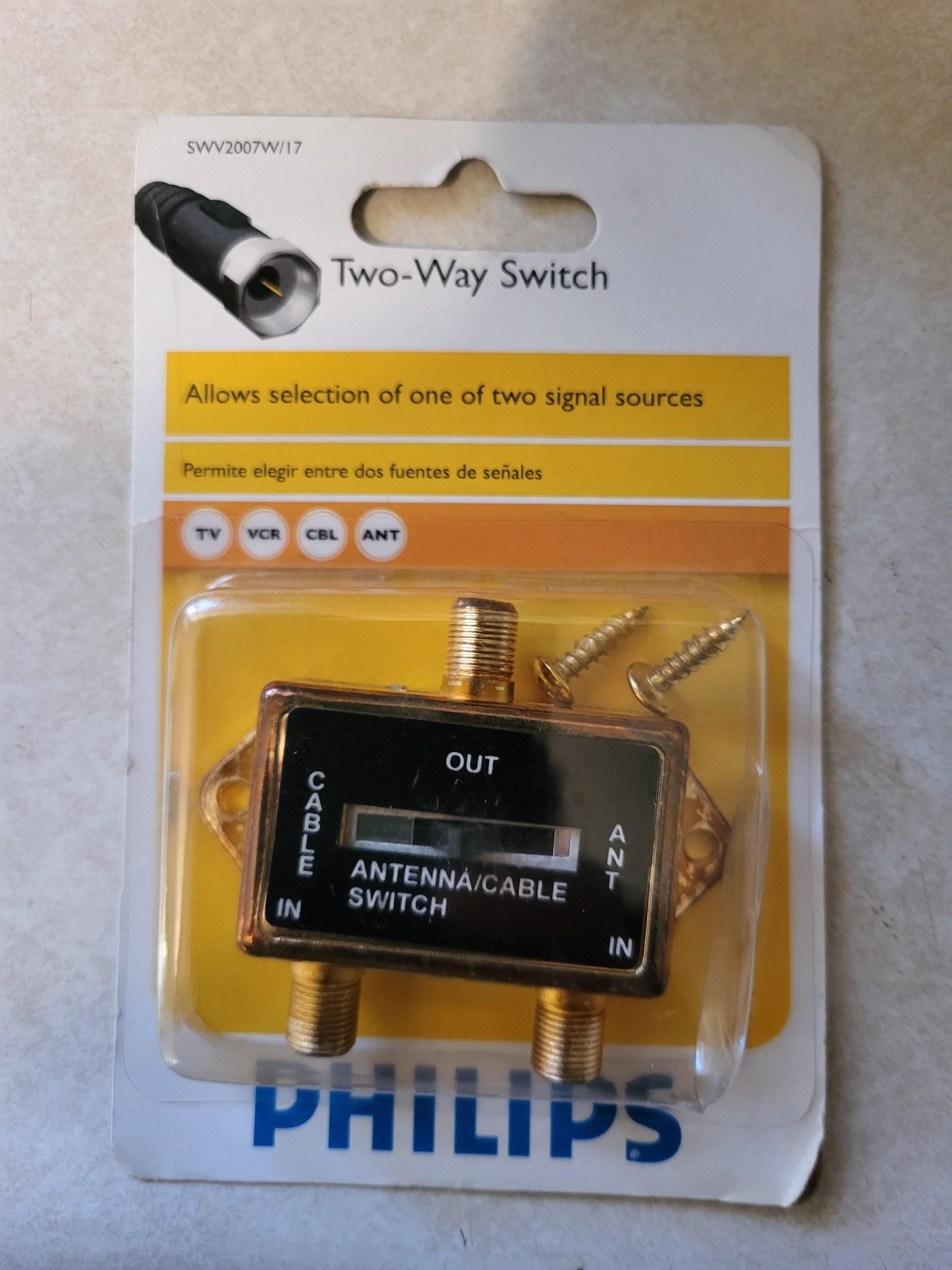 e Two Way Switch Allows selection of one of two signal sources