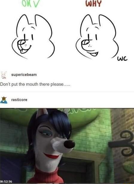 supericebeam Dont put the mouth there please B rusteore