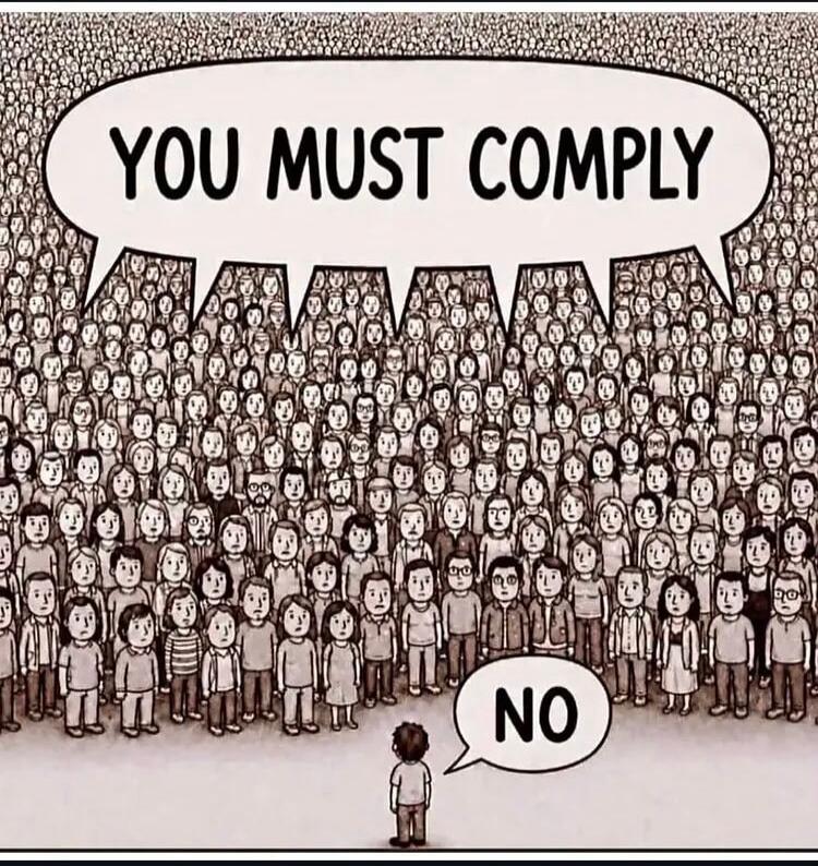 YOU MUST COMPLY, NO