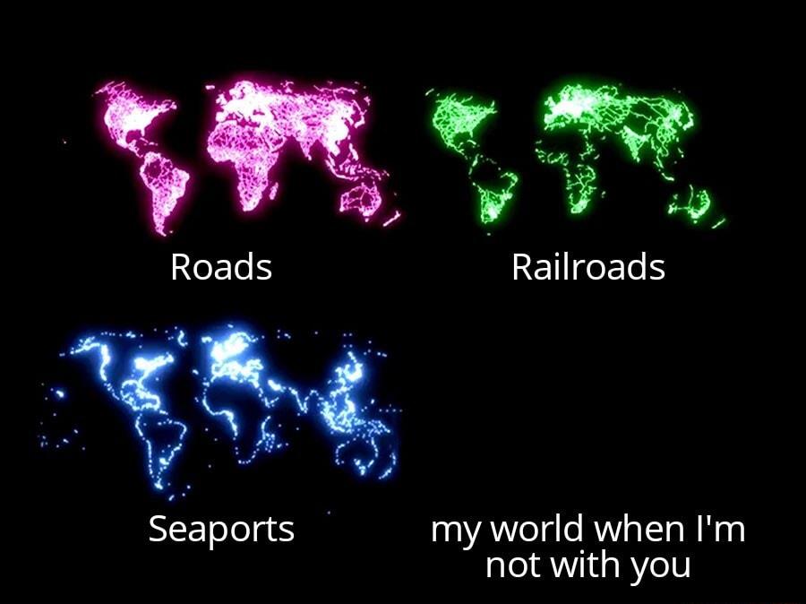 Saaports my world when Im not with you